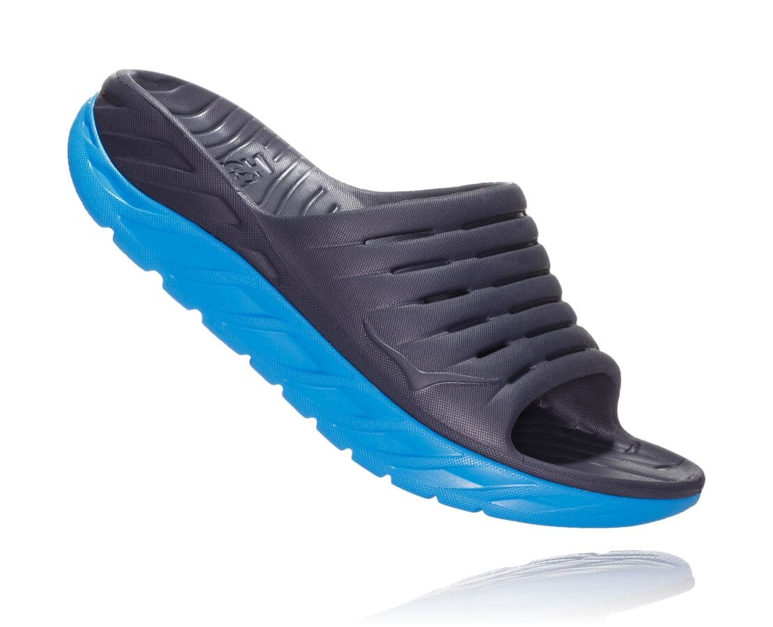 Hoka One One Ora Recovery Slide Philippines - Womens Recovery Sandals - Blue | KN9861047